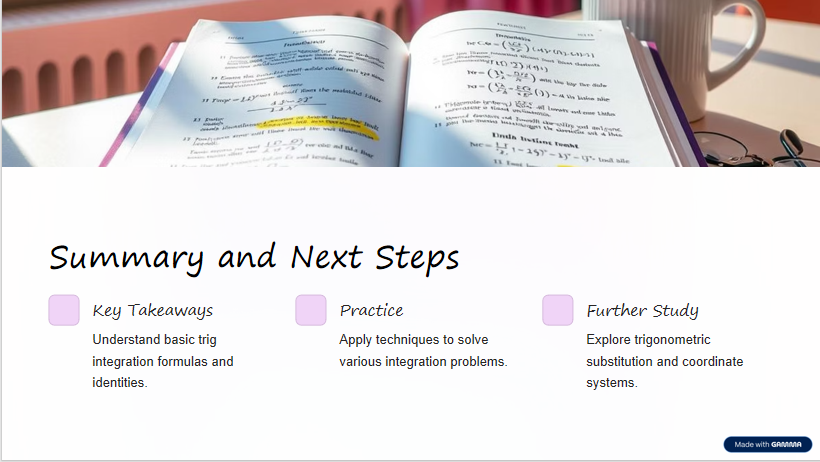 Course Summary
